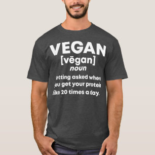 T-shirt Définition végétale Protéine végétarienne Activism