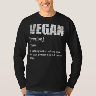 T-shirt Définition végétale Vegetarian Veggie Veganism