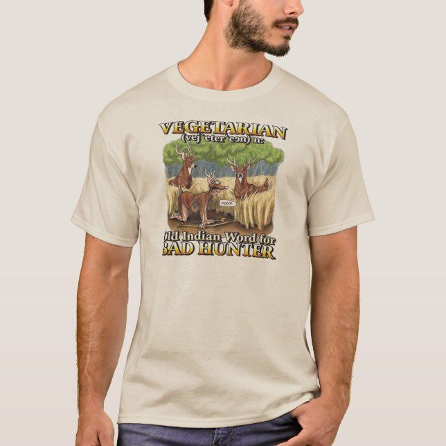 T-Shirt Définition Végétarien (Devant)
