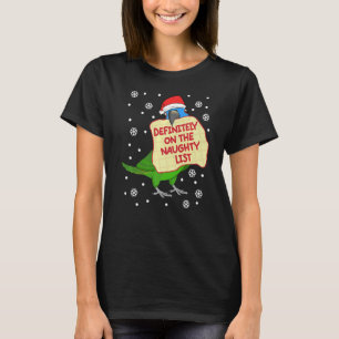 T-shirt Définitivement Sur Naughty List Parrot I Orange ai