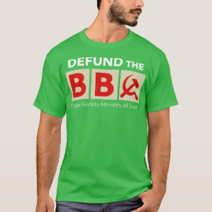 T-shirt DEFUND BBC Fabian Society Ministère de la Vérité