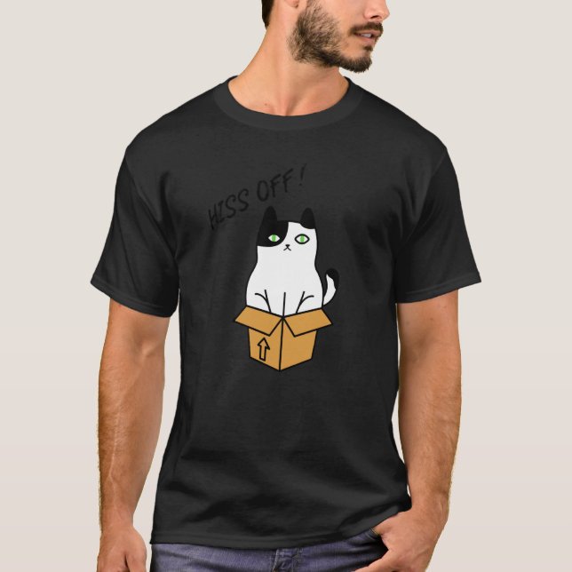 T-shirt Dégage Chat ! (Devant)
