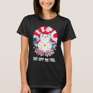 T-shirt Dégage de ma queue Humour de chat Chaton Citation