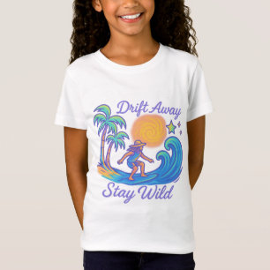 T-Shirt "Dégagez et restez à l'abri - Vibes de surfeurs de
