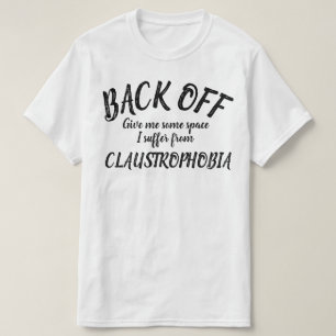 T-shirt Dégagez-moi souffrent de la chemise de slogan de