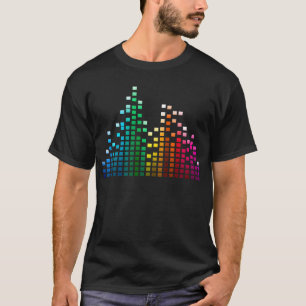 T-shirt d'égaliseur de musique