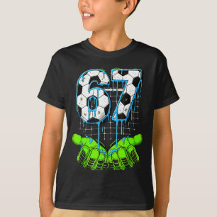 T-shirt Dégoulinade de foot 67 Six Sept Mème drôle de Gen 