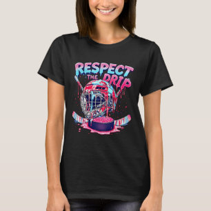 T-shirt Dégoulinade de hockey pour glace pour garçons dégo