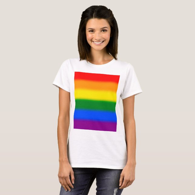 T-shirt Dégradé arc-en-ciel (Devant entier)