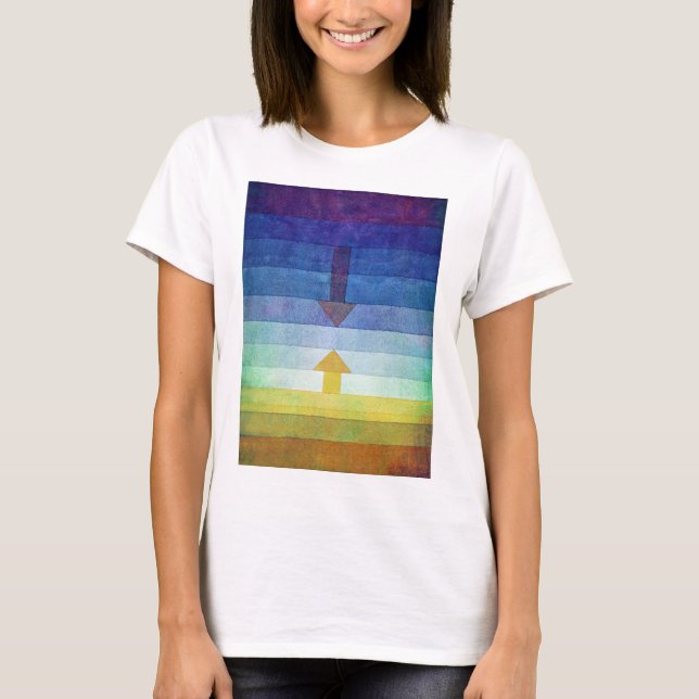 T-shirt Dégradé avec Flèche, Paul Klee (Devant)