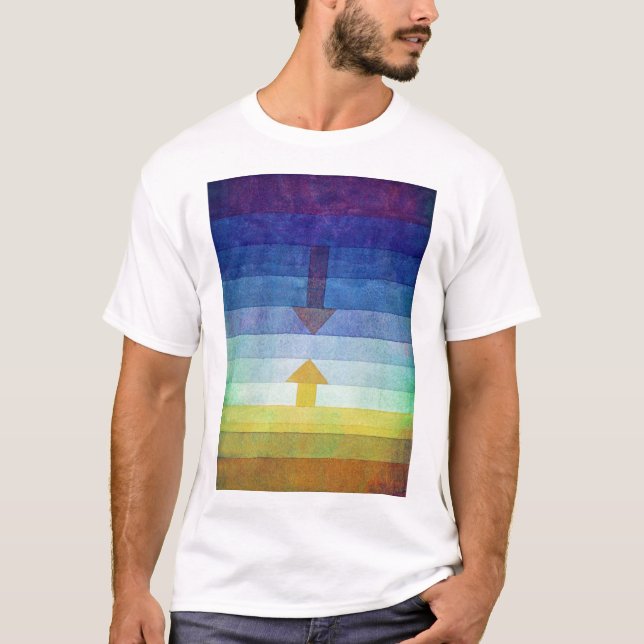T-shirt Dégradé avec flèche, Paul Klee (Devant)