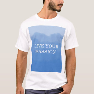 T-shirt Dégradé bleu ciel
