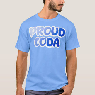 T-shirt dégradé bleu CODA fier