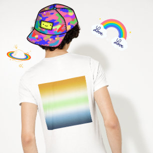 T-shirt Dégradé de fierté AroAce agender