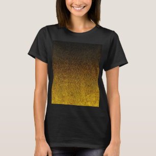 T-shirt Dégradé de Parties scintillant jaune et noire