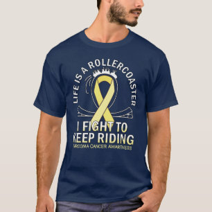 T-shirt Dégradé jaune de la sensibilité au cancer du sa