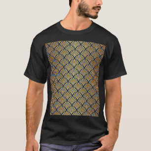 T-shirt Dégradé or : Art Déco sans couture