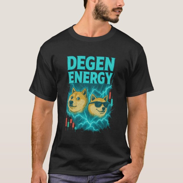 T-shirt Degré Energy Cyberpunk Crypto Shirt (Devant)