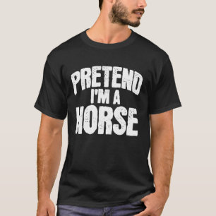 T-shirt Déguise-moi en cheval drôle Costume de Halloween a