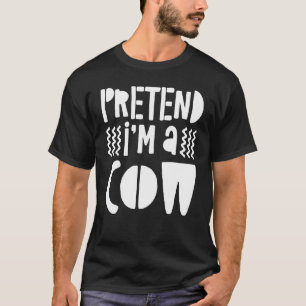 T-shirt Déguise Toi En Vache Costume Gif