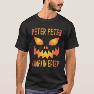 T-shirt Déguisement assorti drôle d'Halloween Peter Pumpki