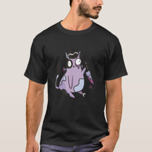 T-shirt Déguisement Chat Chaton Carnaval Halloween Zombie