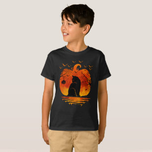 T-SHIRT DÉGUISEMENT CITROUILLE CHAT HALLOWEEN AMATEUR CHAT