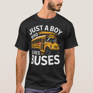 T-shirt Déguisement de bus scolaire pour enfants Juste un