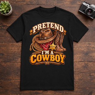 T-shirt Déguisement de Cowboy Prétendez que je suis un Cow