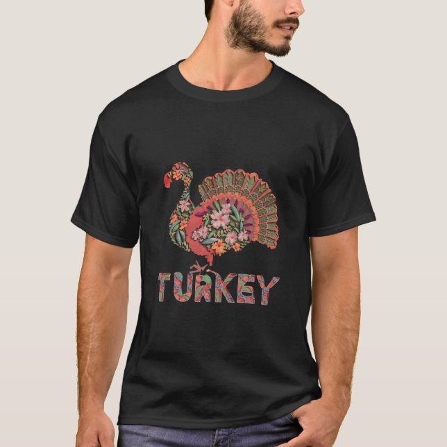 T-shirt déguisement de dinde (Devant)