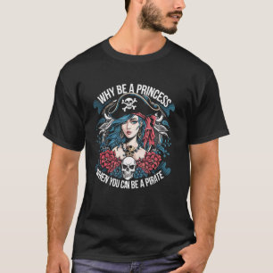 T-shirt Déguisement de fille pirate pour femmes, idée cade