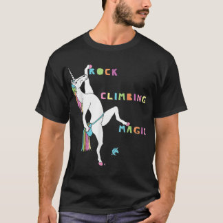T-shirt Déguisement de licorne d'escalade de rocher Licorn