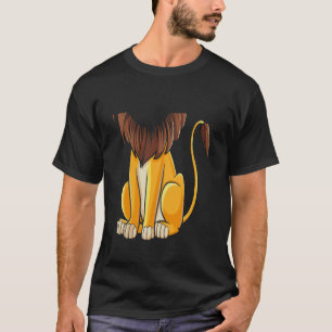 T-shirt Déguisement de Lion Sans Tête Drôle Halloween Gros