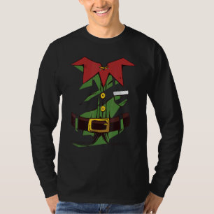 T-shirt Déguisement de lutin de Noël uniforme fête femmes