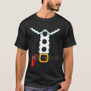 T-shirt Déguisement de Noël drôle costume de père noël pou