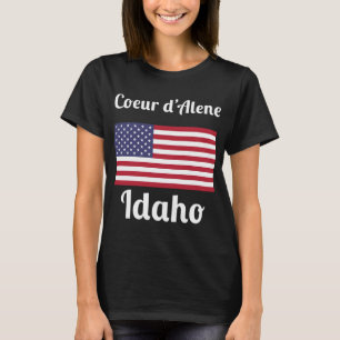 T-shirt Déguisement de pêche Drapeau Américain Pêcheur