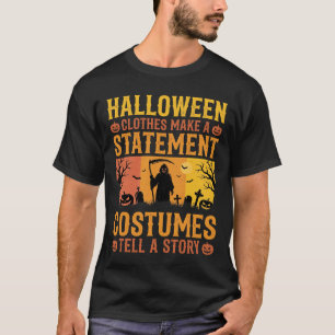 T-shirt Déguisement de Récoltant de la Mort pour Halloween