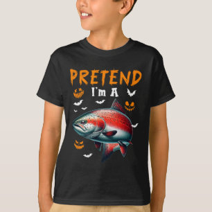 T-shirt Déguisement de saumon d'Halloween pour amoureux de