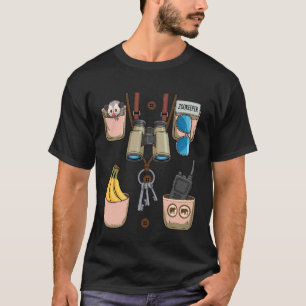 T-shirt Déguisement de soigneur de zoo Halloween 1