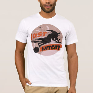 T-shirt Déguisement de sorcière rétro pour soirée Hallowee