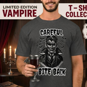 T-shirt Déguisement de Vampire  Drôle d'Halloween "Attenti