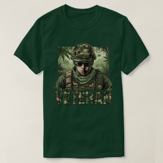 T-shirt Déguisement de vétéran de l'armée