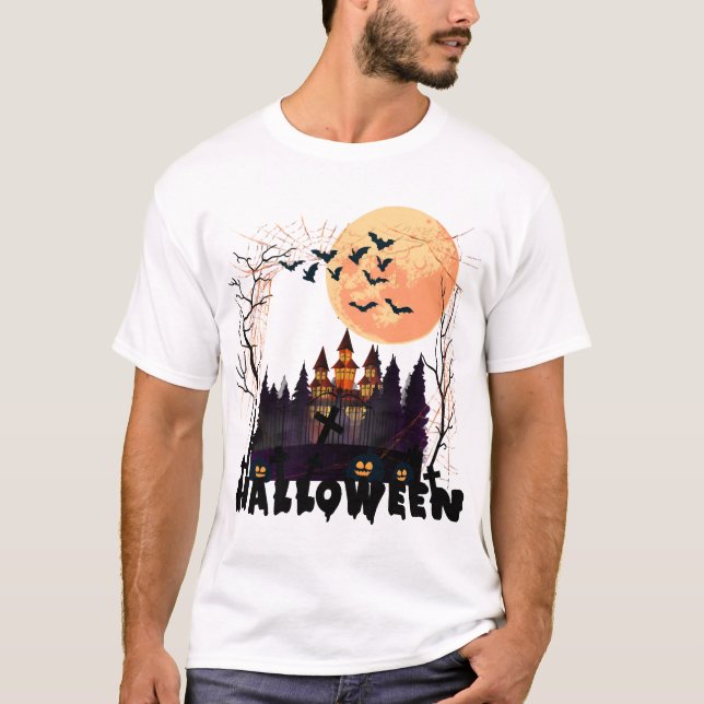 T-shirt déguisement d'Halloween (Devant)