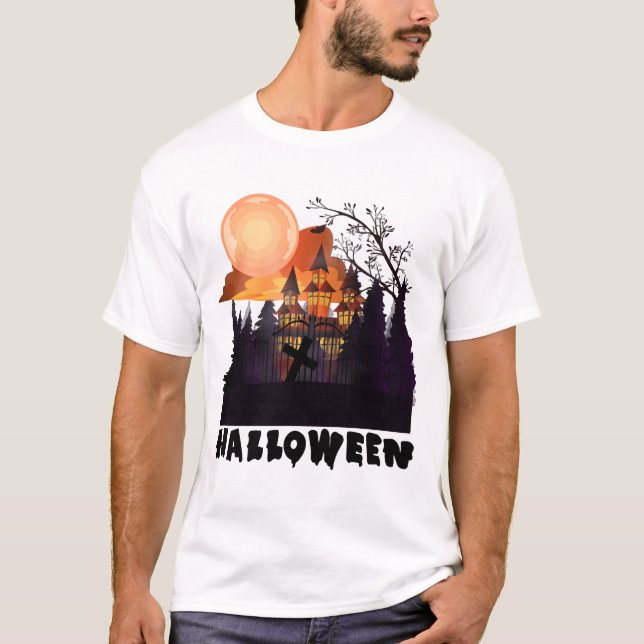 T-shirt déguisement d'Halloween (Devant)