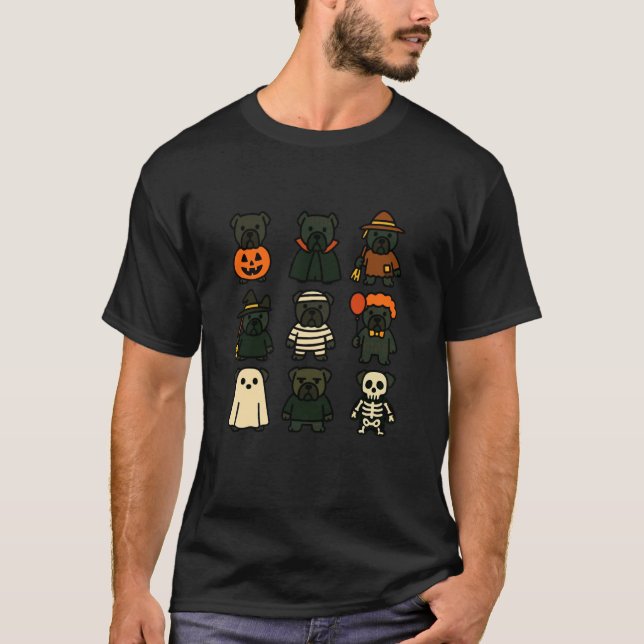 T-shirt Déguisement d'Halloween Cane Corso Fantôme de Chie (Devant)