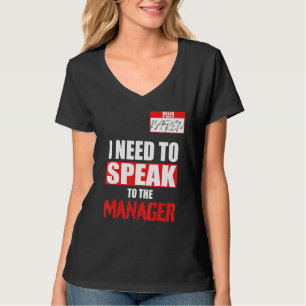 T-shirt Déguisement d'Halloween de Karen Je dois parler à