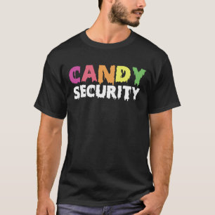 T-shirt Déguisement d'Halloween de sécurité bonbon drôle