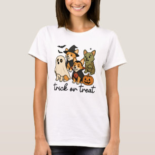 T-shirt déguisement d'Halloween pour corgi