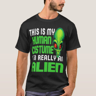 T-shirt Déguisement d'humain amoureux drôle d'extraterrest