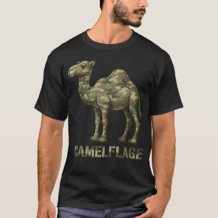 T-shirt Déguisement drôle camouflage chameau